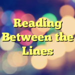 Reading Between the Lines